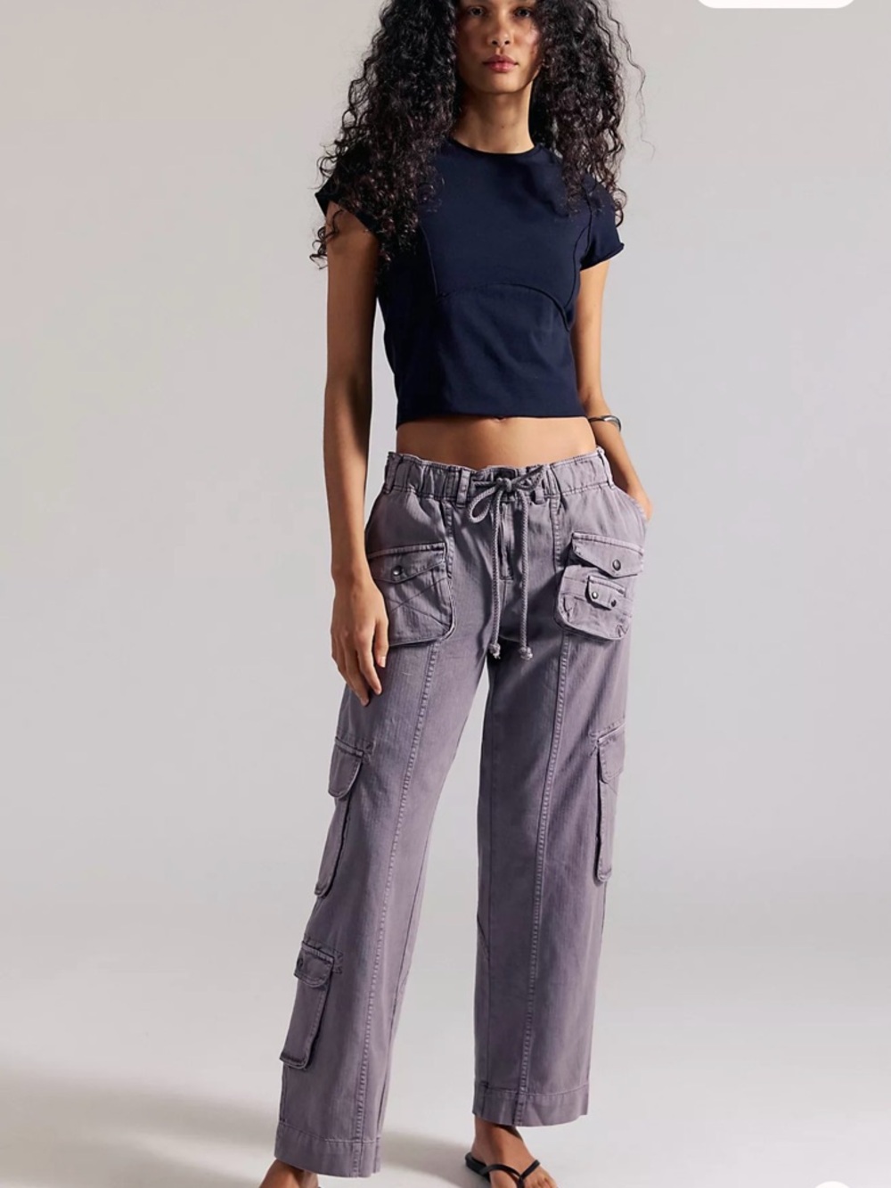 Free People We The Free Tahiti Pull-On Cargo Pants